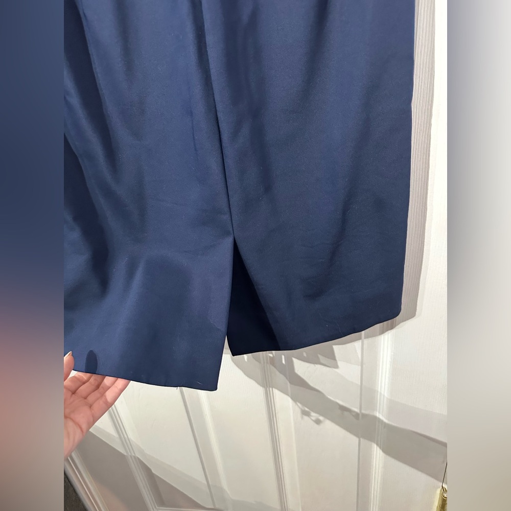 J. Crew Elegant Navy Blue Dress size 0 - Picture 11 of 16